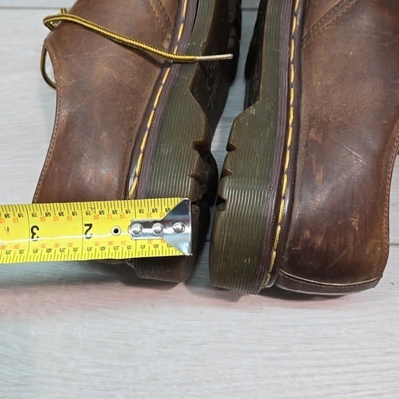 Vintage Doc Dr.Martens Mens Leather Oxford Chunky Tractor shoes sz UK 9 US M 10 main image 13